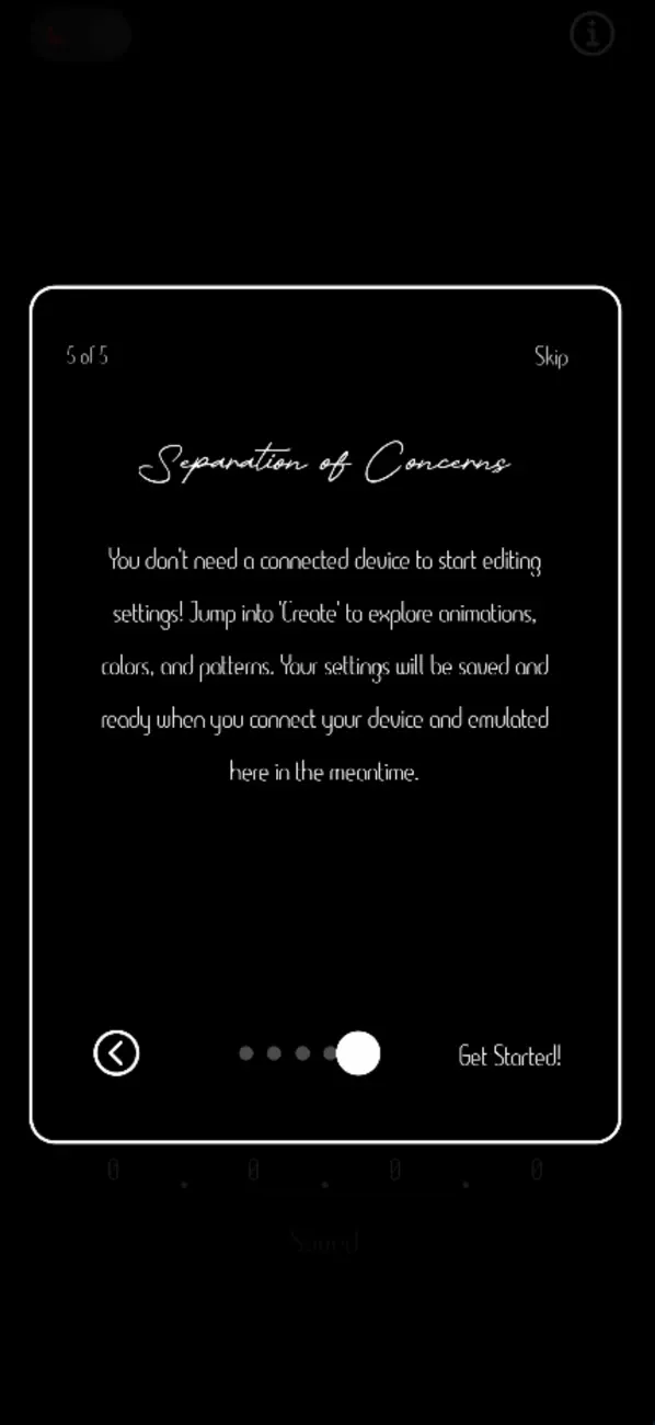 #5. Luminova Interface (iOS) Przez: Kaci Craycraft