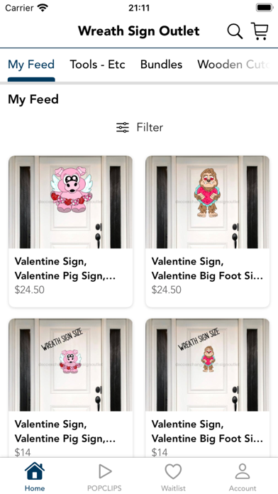 Wreath Sign Outlet Screenshot