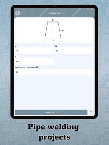 Pipe Welding Calculators iPad screenshot