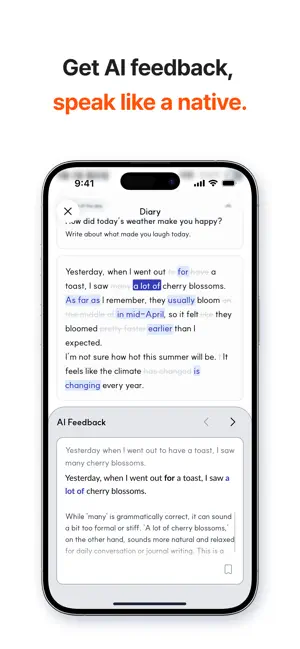 HeyDay - AI English Diary screenshot 2