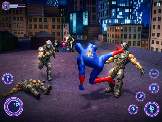 Grand Superhero Justice Sim iPad screenshot 8 - Games app