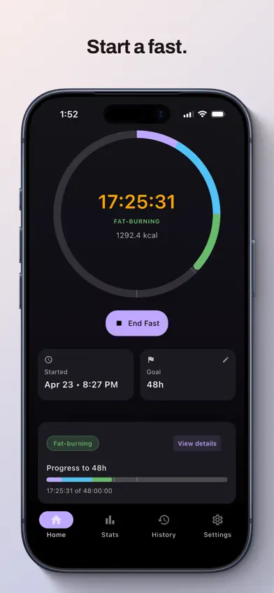 Do Not Eat – Fasting Timer screenshot 1