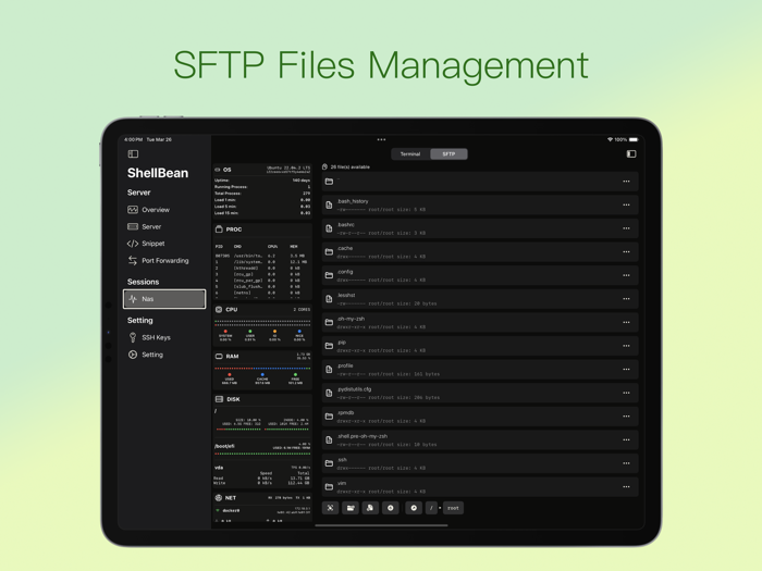 ShellBean - SSH  SFTP Client