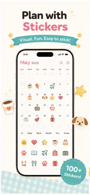 Sticker Calendar-Cute Planner screenshot 2
