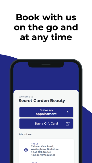 Secret Garden Beauty UK app screenshot