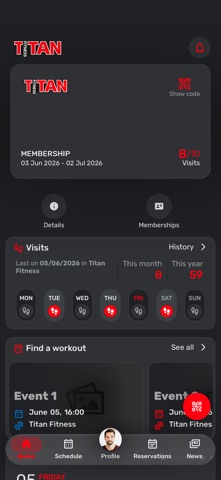 Titan Fitness Popovo screenshot