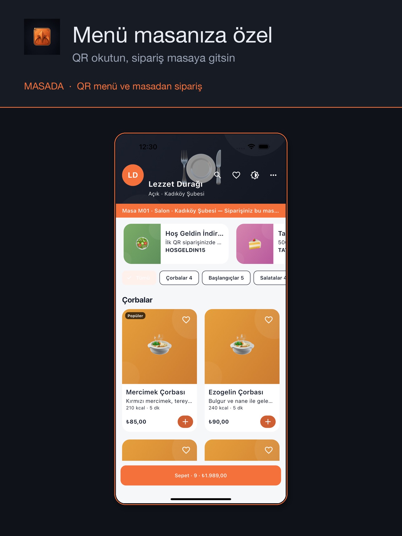 Screenshot 9 of Masada: QR Menü ve Sipariş