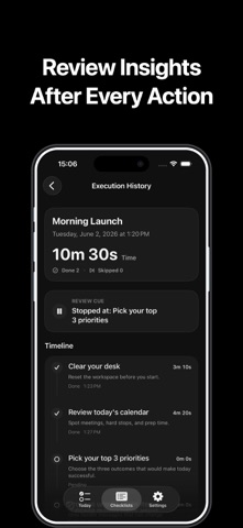 StepCue iPhone screenshot
