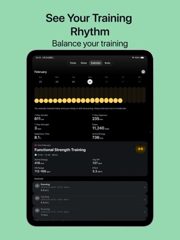 HRV, Sleep & Recovery: Pulseon iPad screenshot