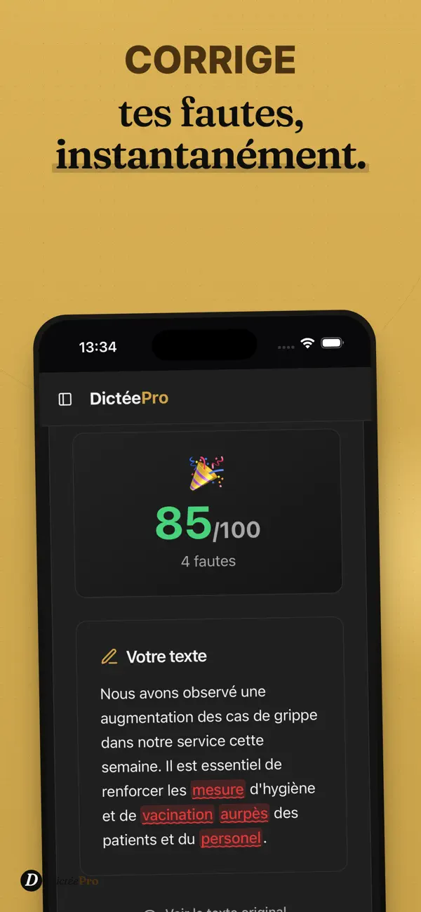 Screenshot #3 pour Dictée Pro, orthographe adulte