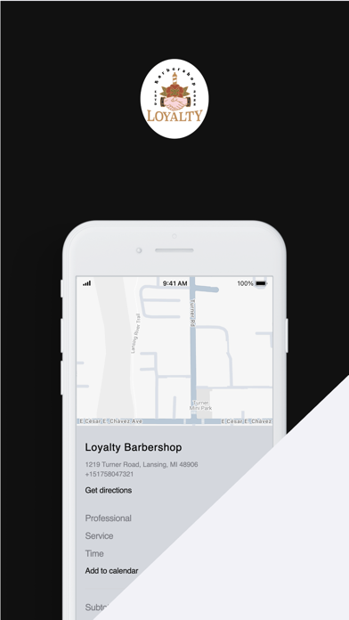 Loyalty Barbers app screenshot