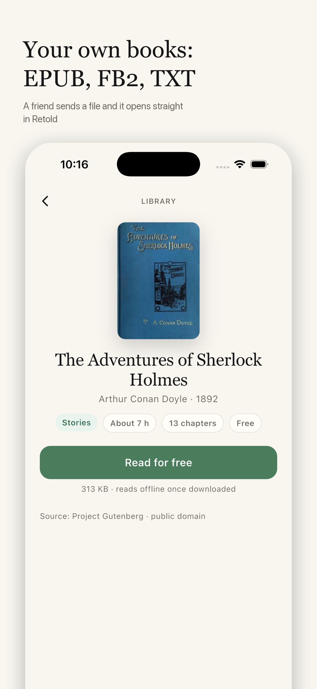 Screenshot 4 of Retold: Talk to every story