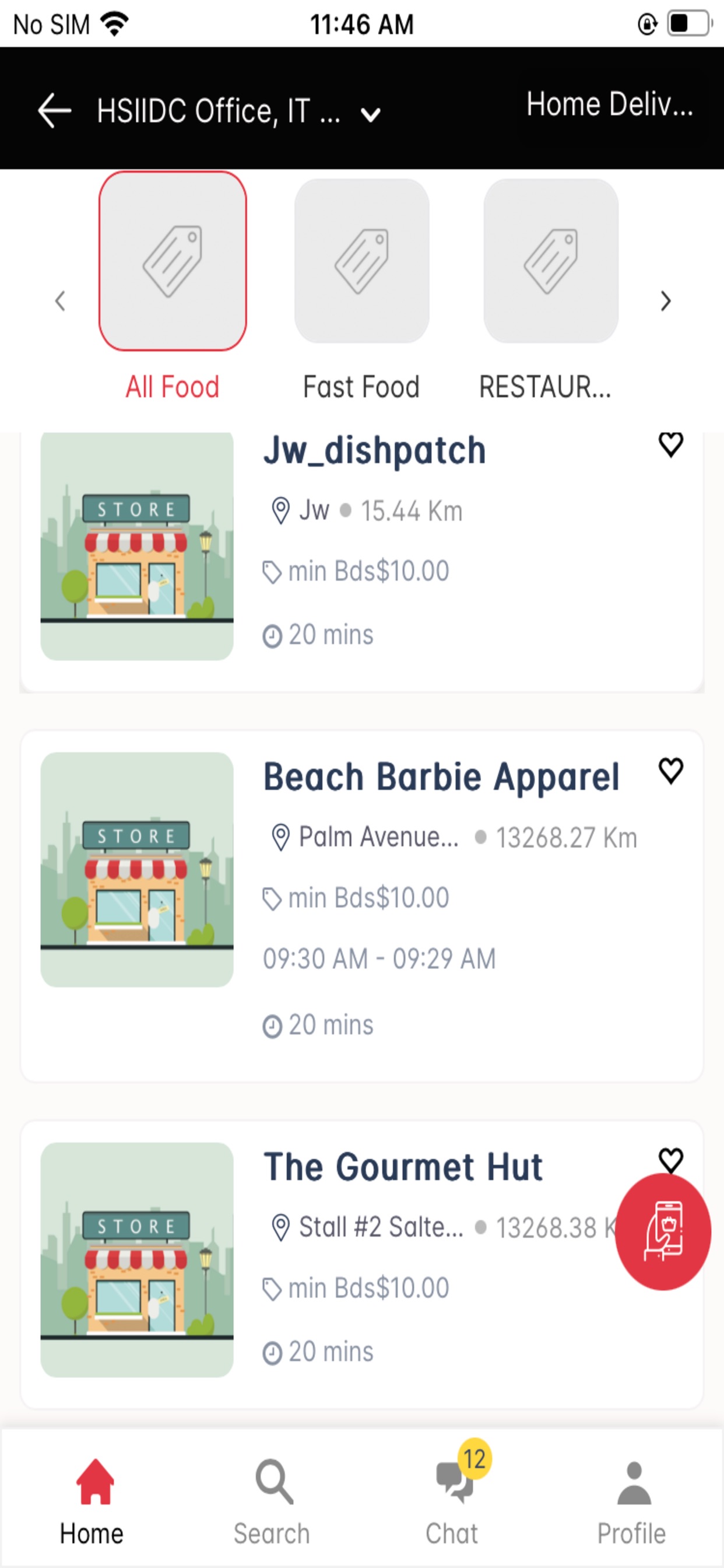 Screenshot 1 of Dishpatch Food