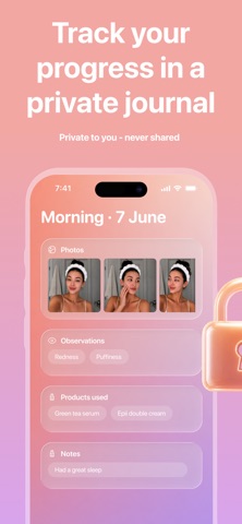 YUL: Daily Skincare Routine iPhone screenshot