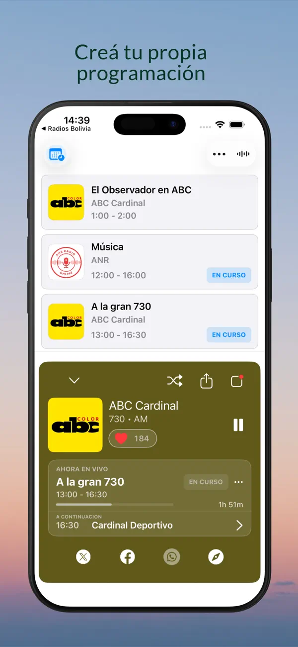 Screenshot #3 pour Radios Paraguay - AM y FM