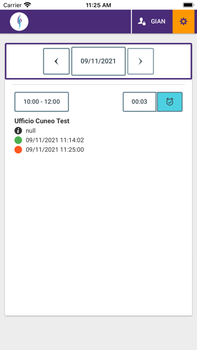 Presenze Silver Service Screenshot