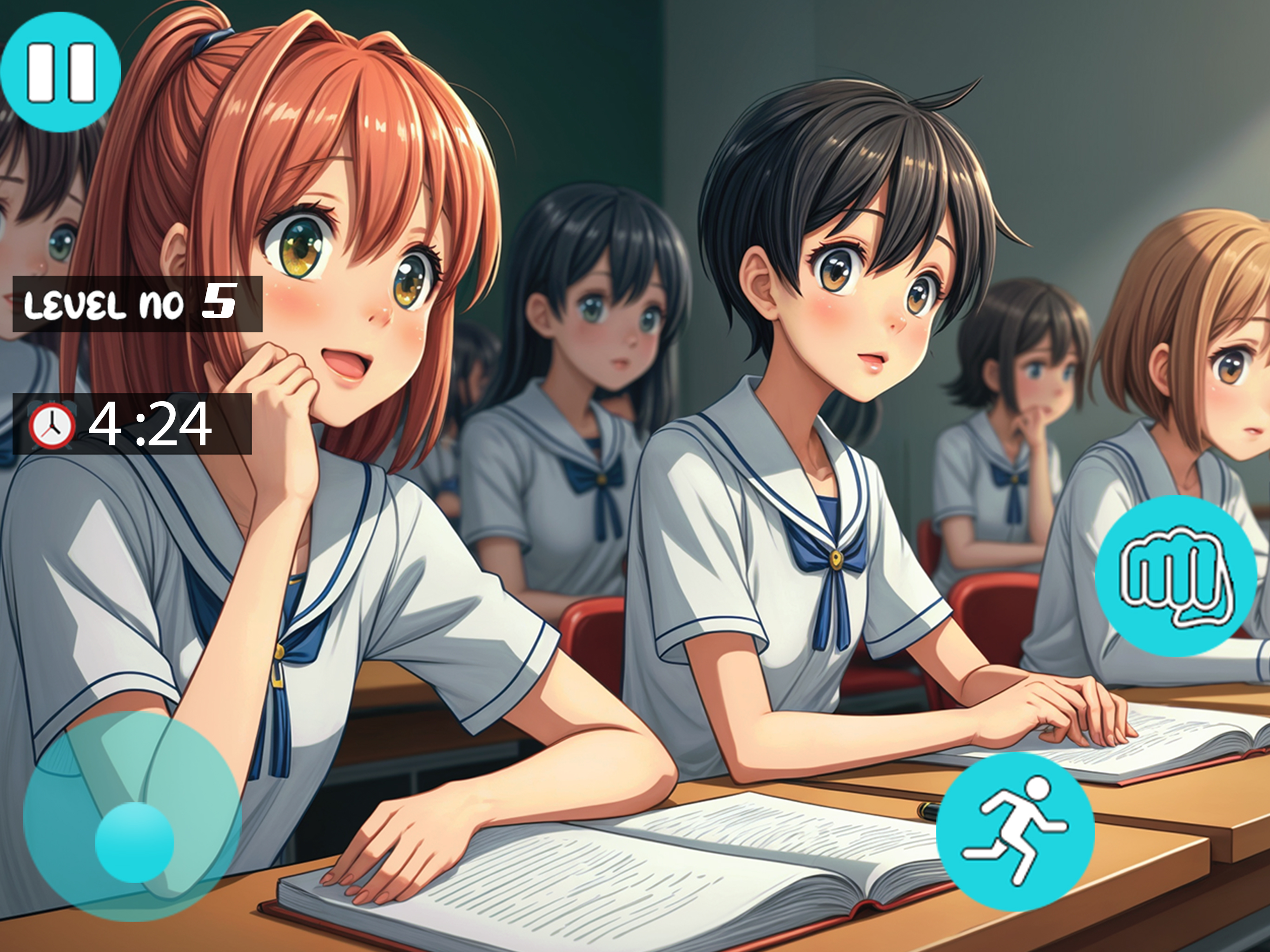 Anime Girl School Life Sim