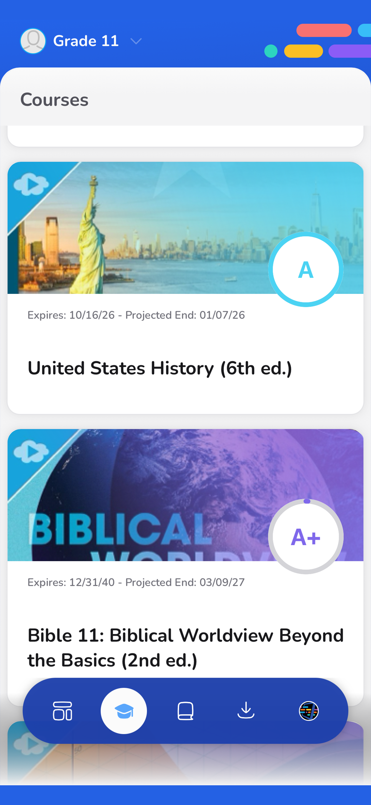 BJU Press Connect screenshot 2