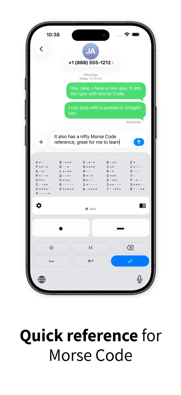 Screenshot #3 pour Simple Morse Code Keyboard