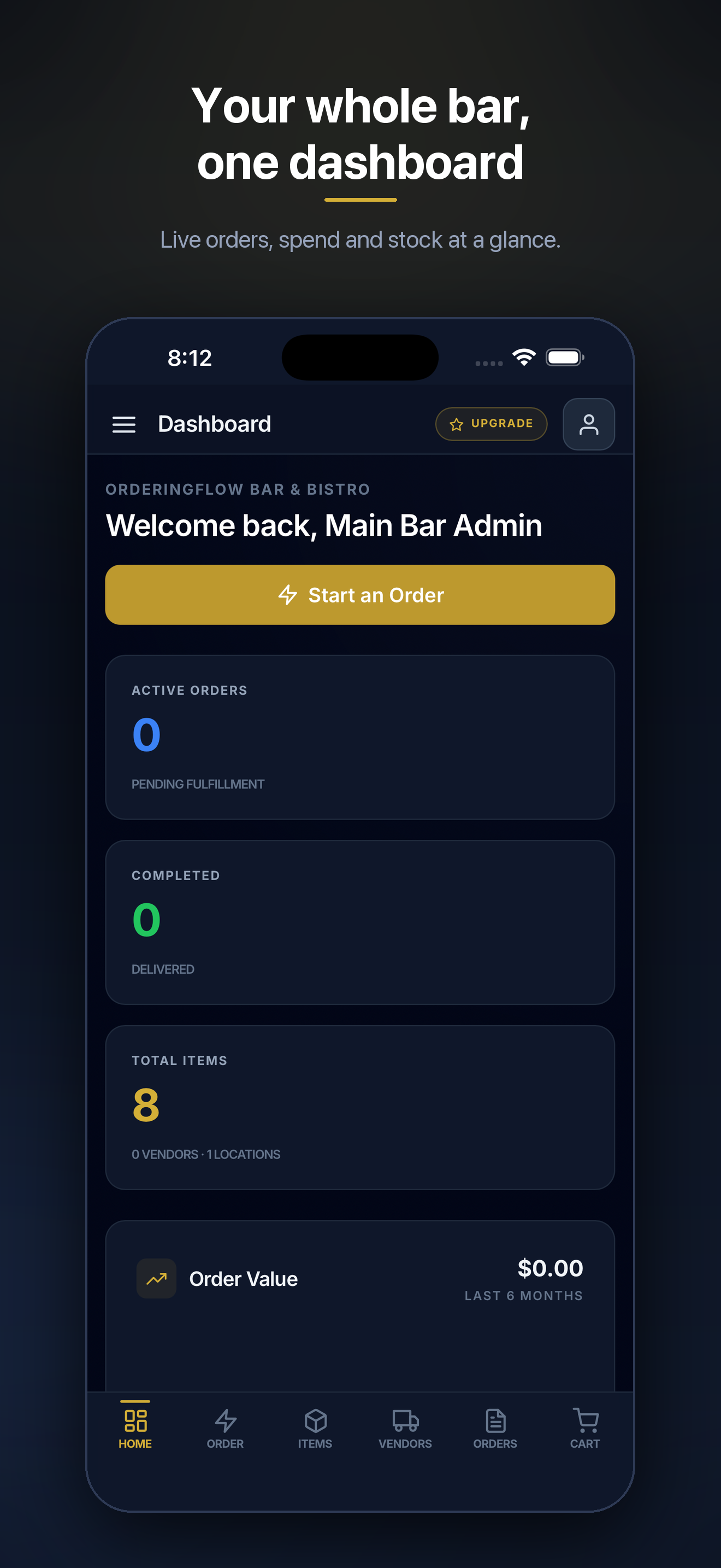 OrderingFlow screenshot 2