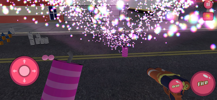 Permainan kembang petasan 3D