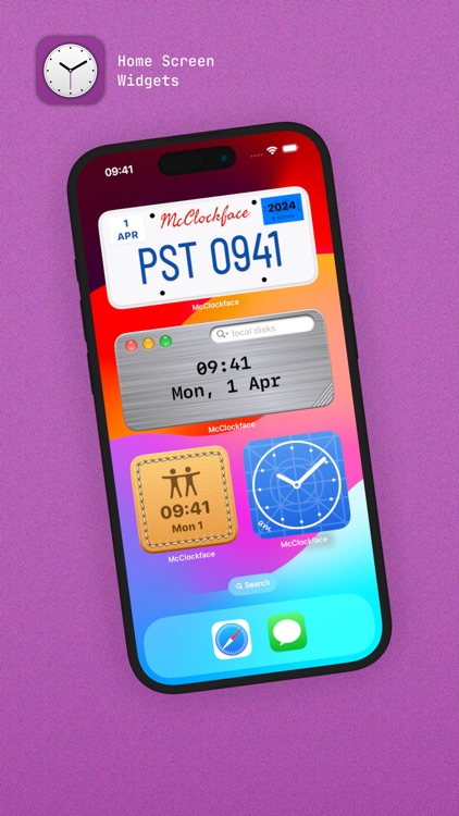 McClockface – Flip Clock screenshot-3