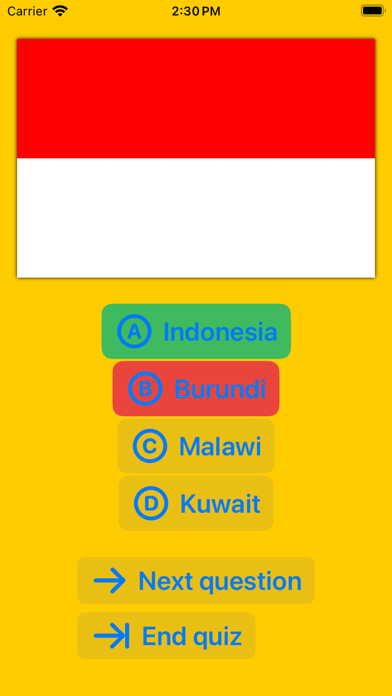 Super Flags: Flag Quiz Screenshot