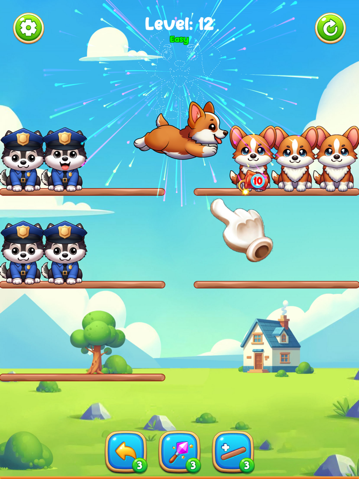 Dog Sort Puppy Puzzle