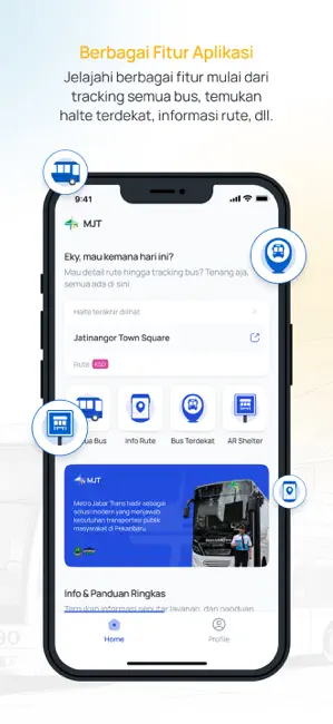 Metro Jabar Trans iPhone screenshot 2