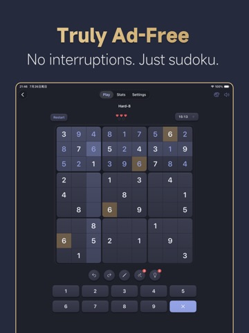 Sudoku Heaven - No Ads iPad screenshot