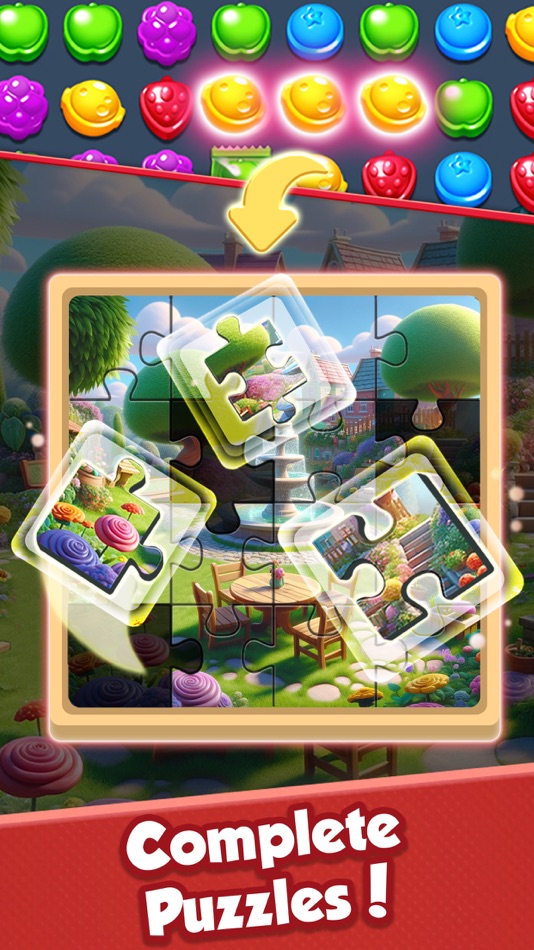 #5. Sugar Hunter: Match 3 Puzzle (iOS) 来自: SUPERBOX. Inc