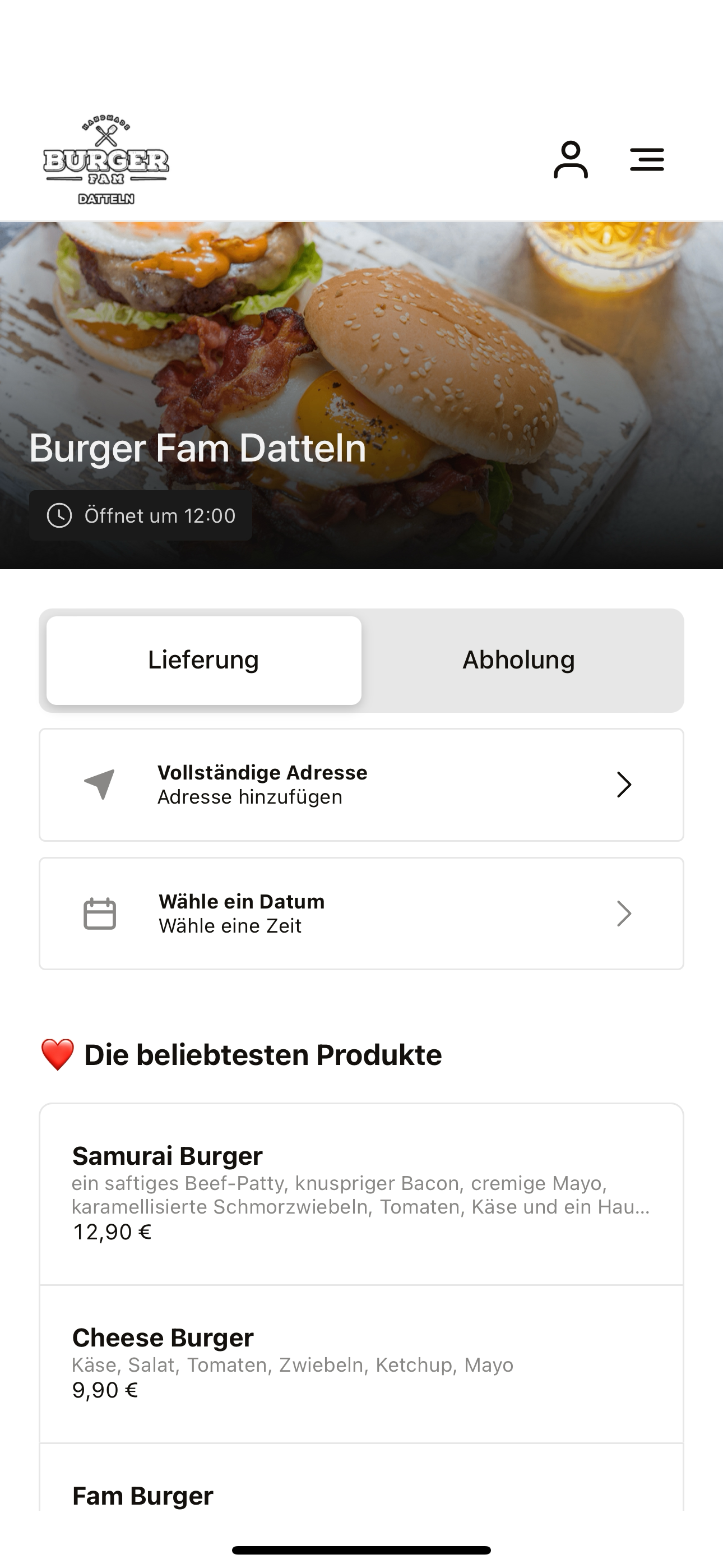 Burger Fam Datteln