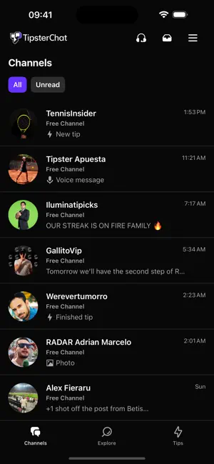 Tipster Chat - Top Sport Tips screenshot 1