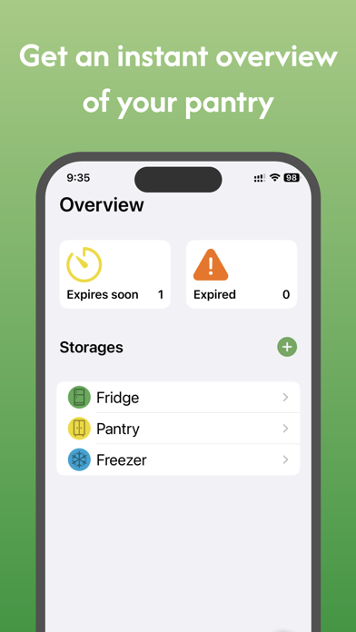 Kitchen & Pantry Tracker Screenshot