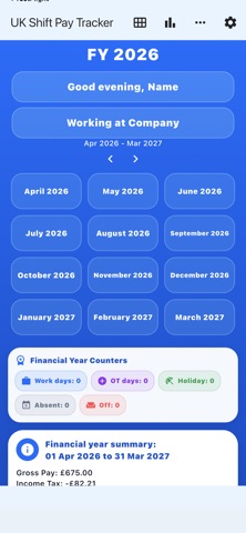 UK Shift Pay Tracker Screenshot 3 of 10