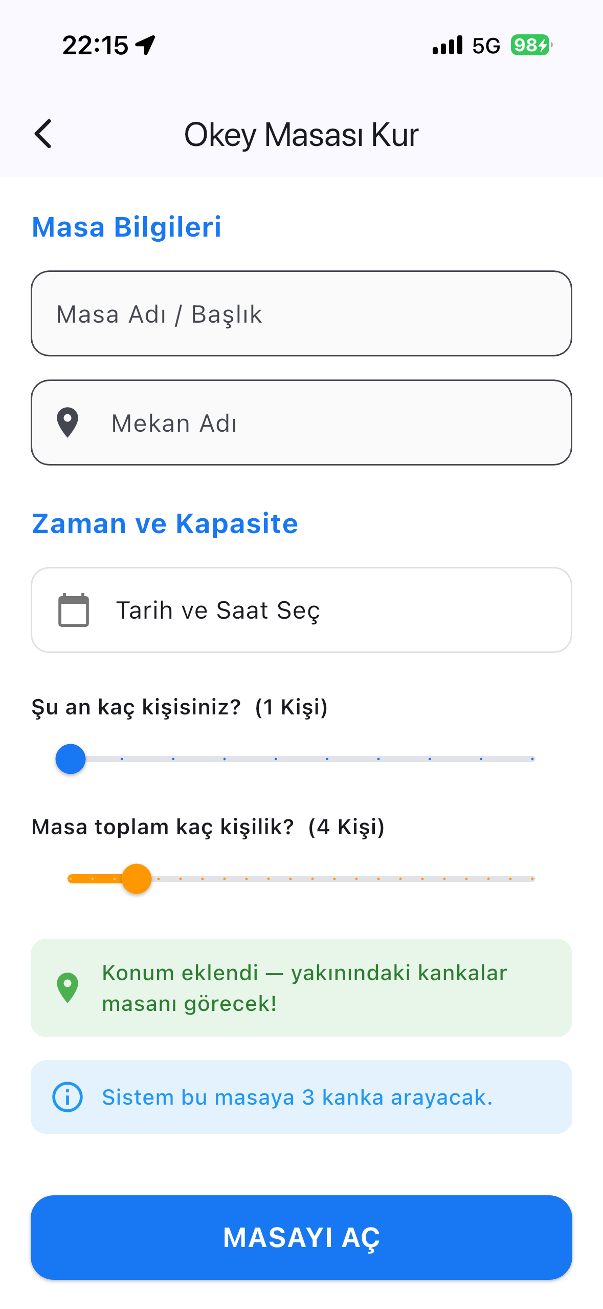 KankaApp - Masa Kur & Oyna