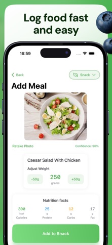 Fity: AI Food Tracker iPhone screenshot
