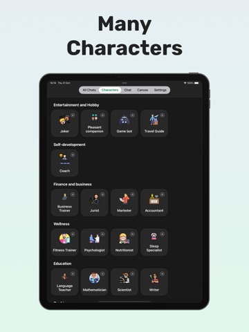 Xenova: AI Chat & Assistant iPad screenshot