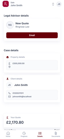 Ringrose Law iPhone screenshot