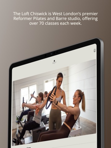 The Loft Studio Chiswick iPad screenshot