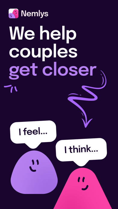 Nemlys: couples app Screenshot