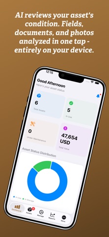 HG Asset Manager iPhone screenshot