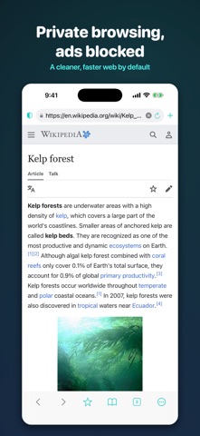 Surf: Private Browser & Files Screenshot 1 of 6