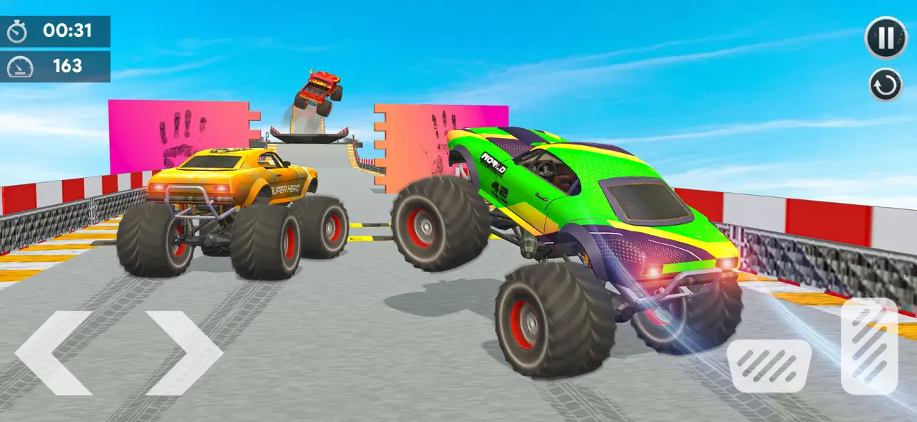 Screenshot #2 pour Conduite Méga Monster Truck