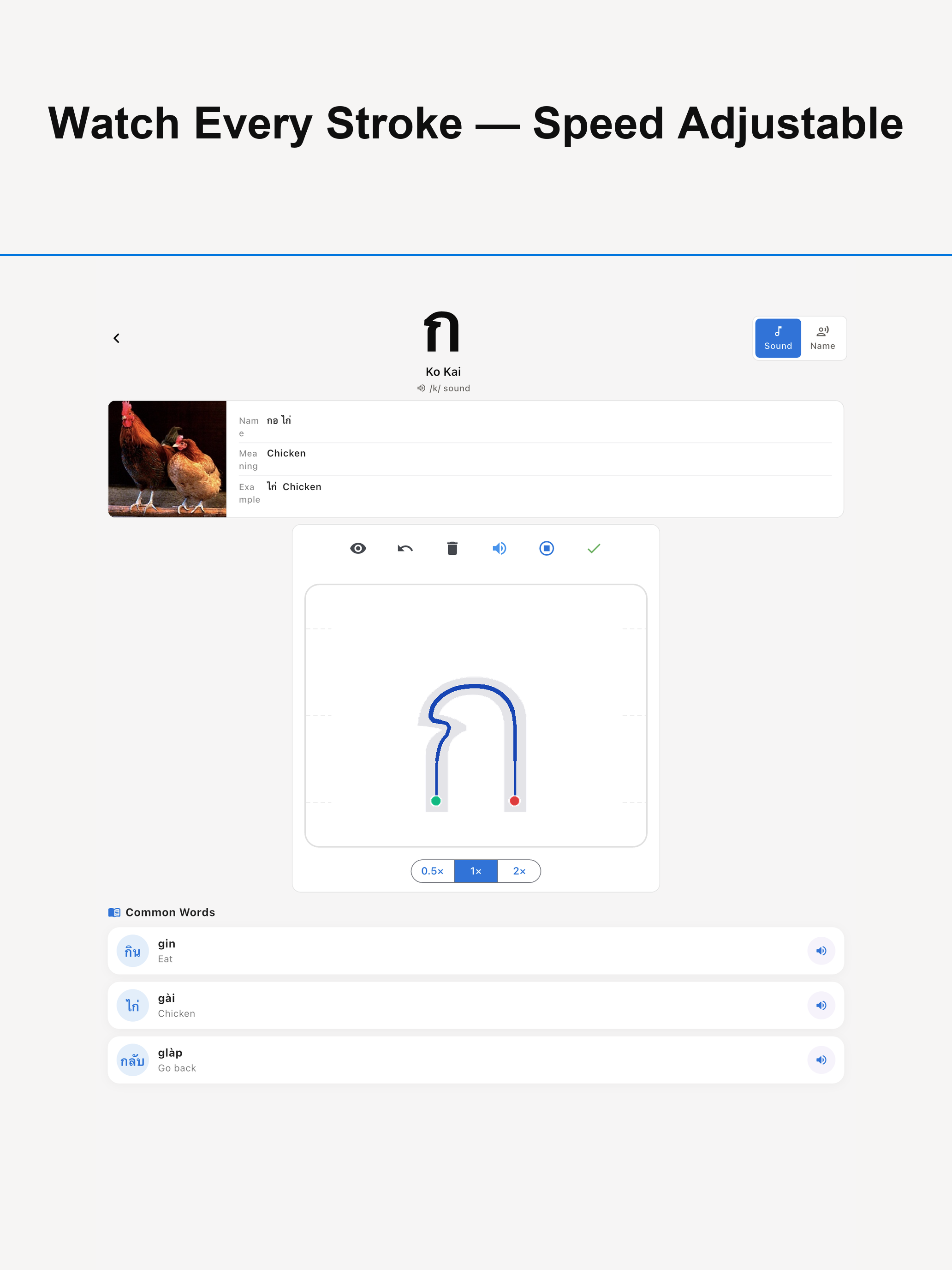 Learn Thai Alphabet: Write screenshot 13