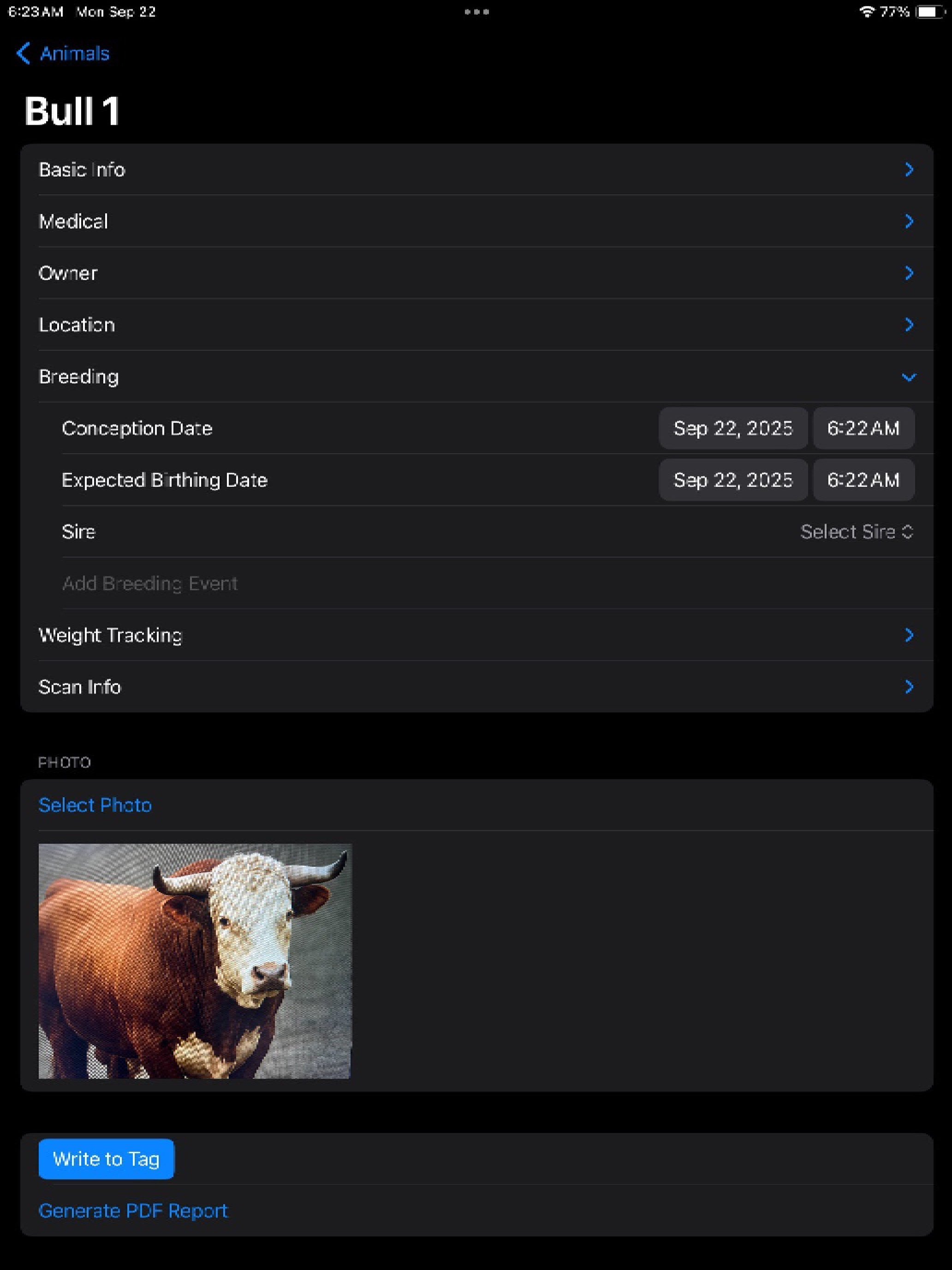 Livestock NFC screenshot 7