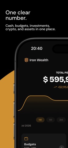 Iron Wealth: Net Worth Tracker screenshot