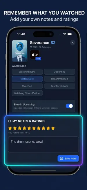WTWN - TV & Movie Tracker screenshot 4