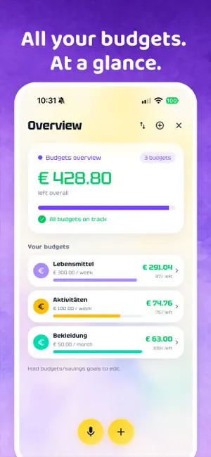 BUWEE Weekly Budget Tracker screenshot 4