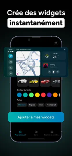 Capture d'écran de Car Dashboard Widgets - HiCar sur iPhone 4
